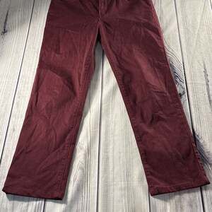 Edwin Jeans 503 Japanese Denim Straight Leg Size 32 Red Burgundy